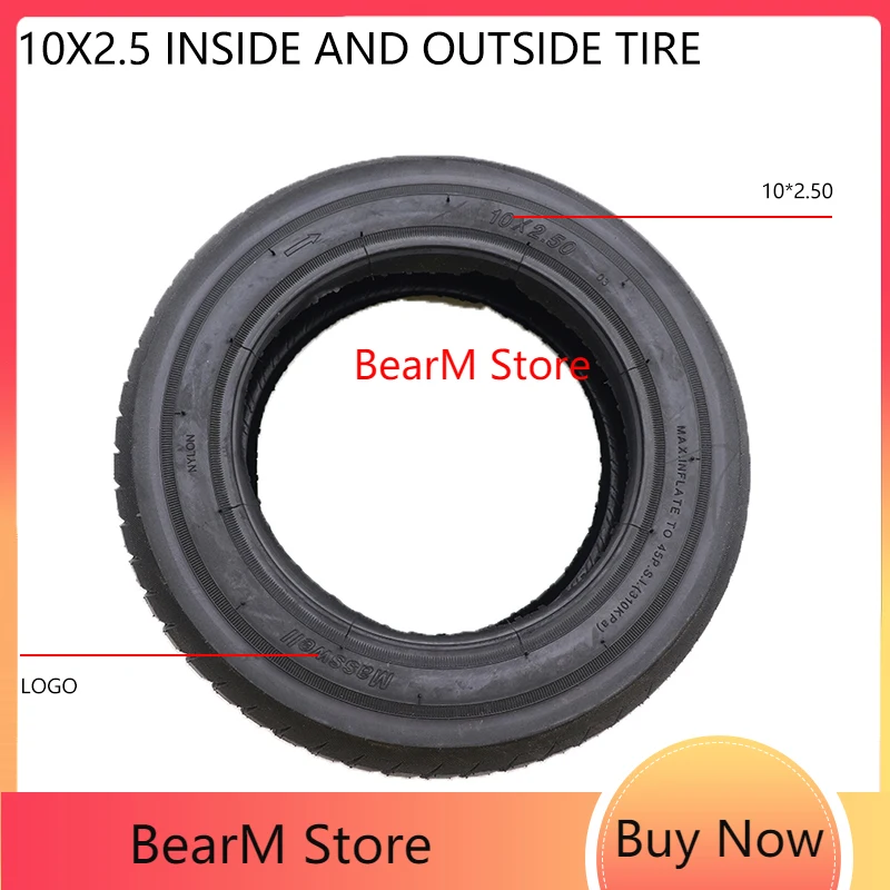 10 inch 10x2.5 inflatable Tyre 10x2.50 Tire Inner and outer tire For Electric Scooter Balance Drive Bicycle
10 inch 10x2.5 inflatable Tyre 10x2.50 Tire Inner and outer tire For Electric Scooter Balance Drive Bicycle