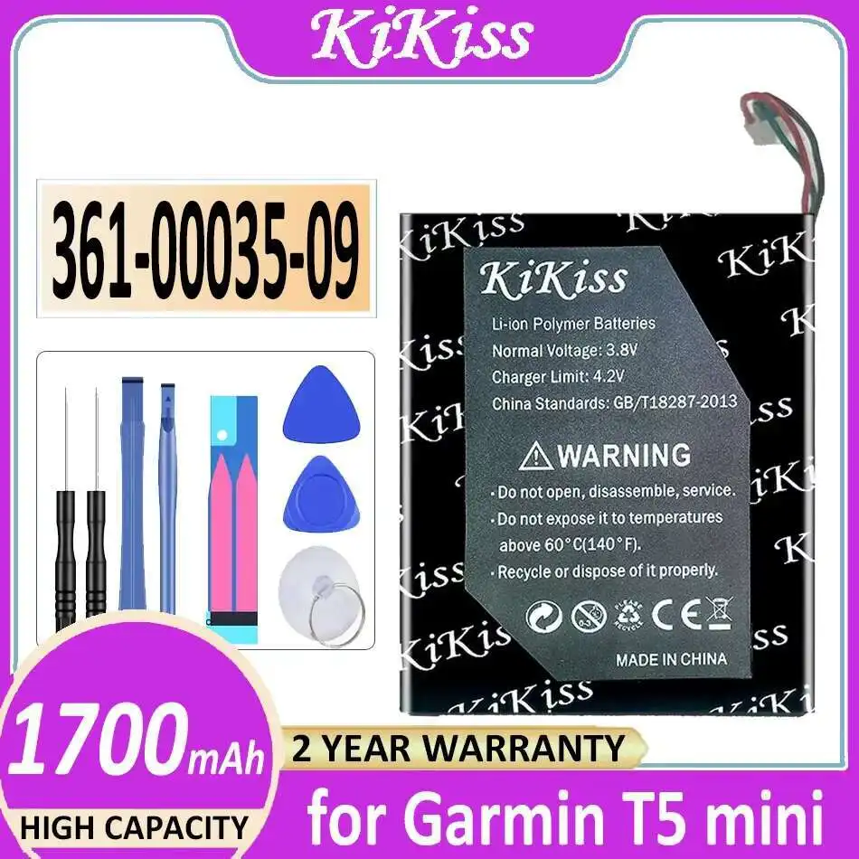 Аккумулятор для GPS-устройств, 1700 мАч, 361-00035-09, стабильный для Garmin T5 mini, TT 15 Mini
Аккумулятор для GPS-устройств, 1700 мАч, 361-00035-09, стабильный для Garmin T5 mini, TT 15 Mini