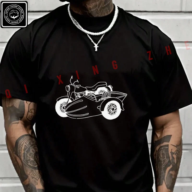 Motorcycle Side Car T-Shirt Cotton Fans Men New Fashion Summer Short Sleeve Printing O-Neck T Shirt
Motorcycle Side Car T-Shirt Cotton Fans Men New Fashion Summer Short Sleeve Printing O-Neck T Shirt