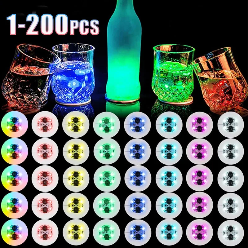 1-200PCS LED Luminous Coaster Bottle Lamp Sticker Flashing Base Ring for Bar KTV Club Party Drink Table Decor Glow Pad
1-200PCS LED Luminous Coaster Bottle Lamp Sticker Flashing Base Ring for Bar KTV Club Party Drink Table Decor Glow Pad