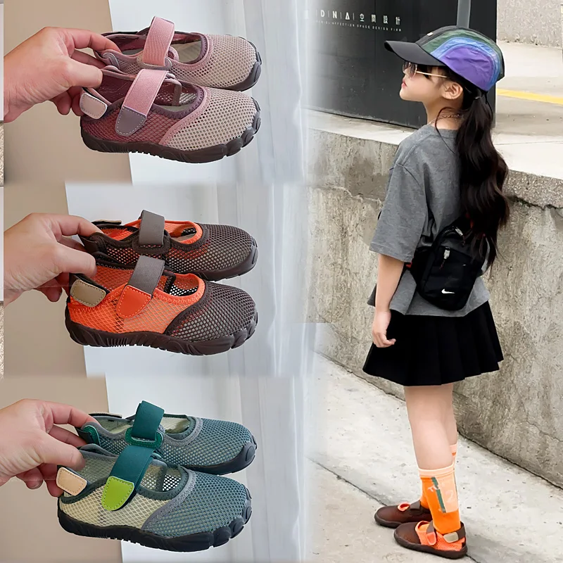 Children's Athletic Sandals Boys' Sneakers Breathable Dark Green Mesh Boys' Girls' Shoes Soft Non-Slip Kids Baby Mesh Sandals
Children's Athletic Sandals Boys' Sneakers Breathable Dark Green Mesh Boys' Girls' Shoes Soft Non-Slip Kids Baby Mesh Sandals
