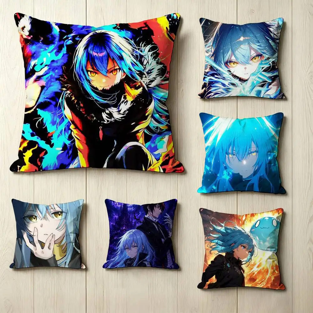 Anime G-Got Reincarnated as a S-Slime Pillow Case Square Double-Sided Sofa Cushion Cover Bedroom Bedside Pillow
Anime G-Got Reincarnated as a S-Slime Pillow Case Square Double-Sided Sofa Cushion Cover Bedroom Bedside Pillow