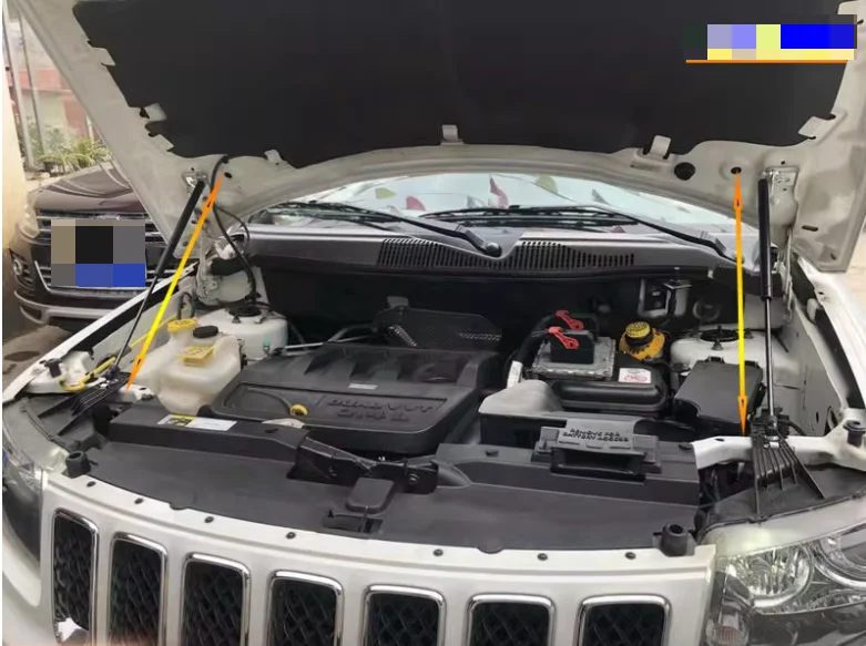 2PCS Hood Dampers For Jeep compass MK49 2006 07-2015 2016 Front Bonnet Modify Gas Struts Lift Support Shock Absorber Piston Rods
2PCS Hood Dampers For Jeep compass MK49 2006 07-2015 2016 Front Bonnet Modify Gas Struts Lift Support Shock Absorber Piston Rods