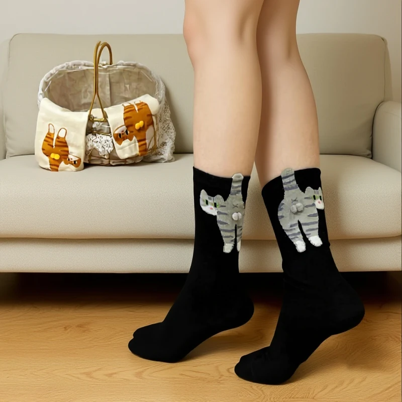 1/2 пары хлопковых носков с милыми кошачьими шариками, кавайные вязаные носки в стиле Лолиты для женщин и девочек, средние носки-трубы с принтом кота, пара носков
1/2 пары хлопковых носков с милыми кошачьими шариками, кавайные вязаные носки в стиле Лолиты для женщин и девочек, средние носки-трубы с принтом кота, пара носков