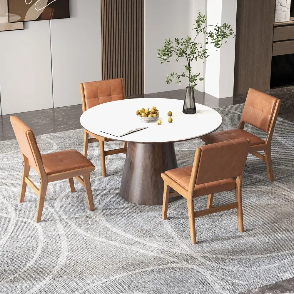 Faux Leather Dining Chairs Set of 4, Dining Room Armless Kitchen Chairs with Comfy Back, Solid Wood Frame amp holstered Cushi
Faux Leather Dining Chairs Set of 4, Dining Room Armless Kitchen Chairs with Comfy Back, Solid Wood Frame amp holstered Cushi