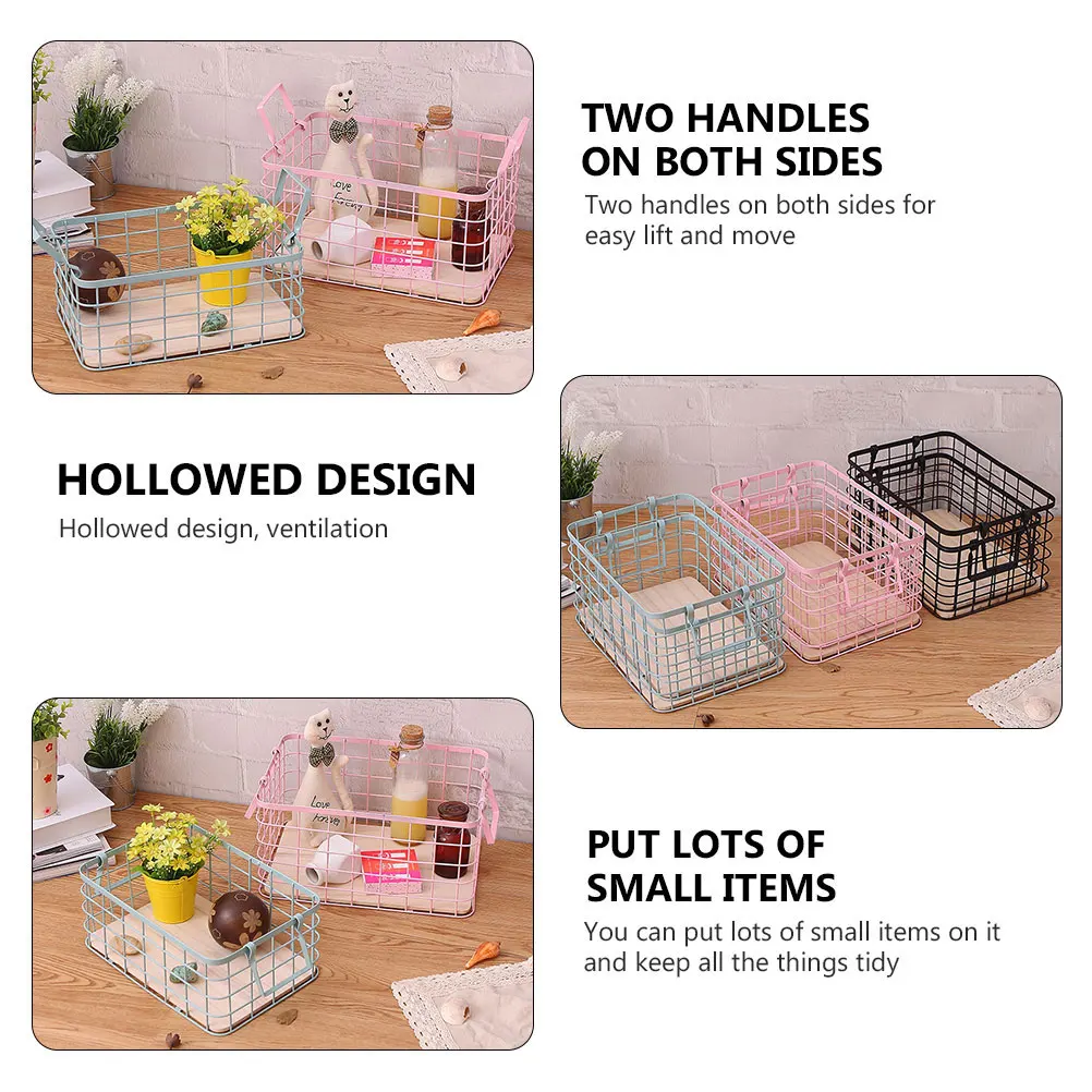 1pc Wrought Iron Storage Baskets Kitchen Pantry Organizers Wire Art Supply Container Bathroom Food Basket Home Iron Art
1pc Wrought Iron Storage Baskets Kitchen Pantry Organizers Wire Art Supply Container Bathroom Food Basket Home Iron Art