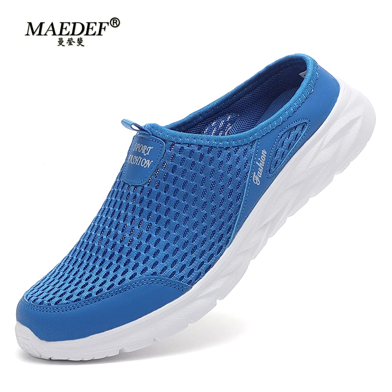 MAEDEF Men Shoes Half Slippers Summer Breathable Shoes for Men Flat Casual Shoes Male Light Comfortable Mesh Slippers Sandals
MAEDEF Men Shoes Half Slippers Summer Breathable Shoes for Men Flat Casual Shoes Male Light Comfortable Mesh Slippers Sandals