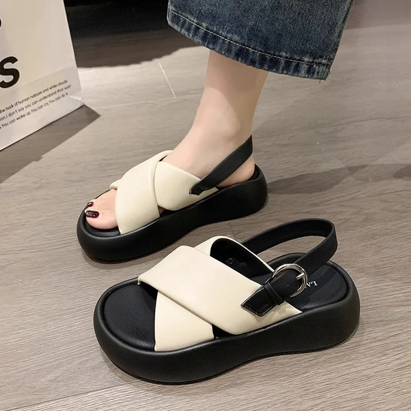 2025 new style fashionable, lightweight, durable, versatile, trendy and high-end, thick-soled, versatile casual Roman sandals
2025 new style fashionable, lightweight, durable, versatile, trendy and high-end, thick-soled, versatile casual Roman sandals