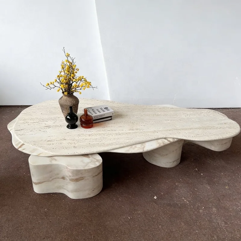 ✿p Modern Natural Stone Minimalist Coffee Table Travertine Stone Side Table Factory Price for Small Space
✿p Modern Natural Stone Minimalist Coffee Table Travertine Stone Side Table Factory Price for Small Space