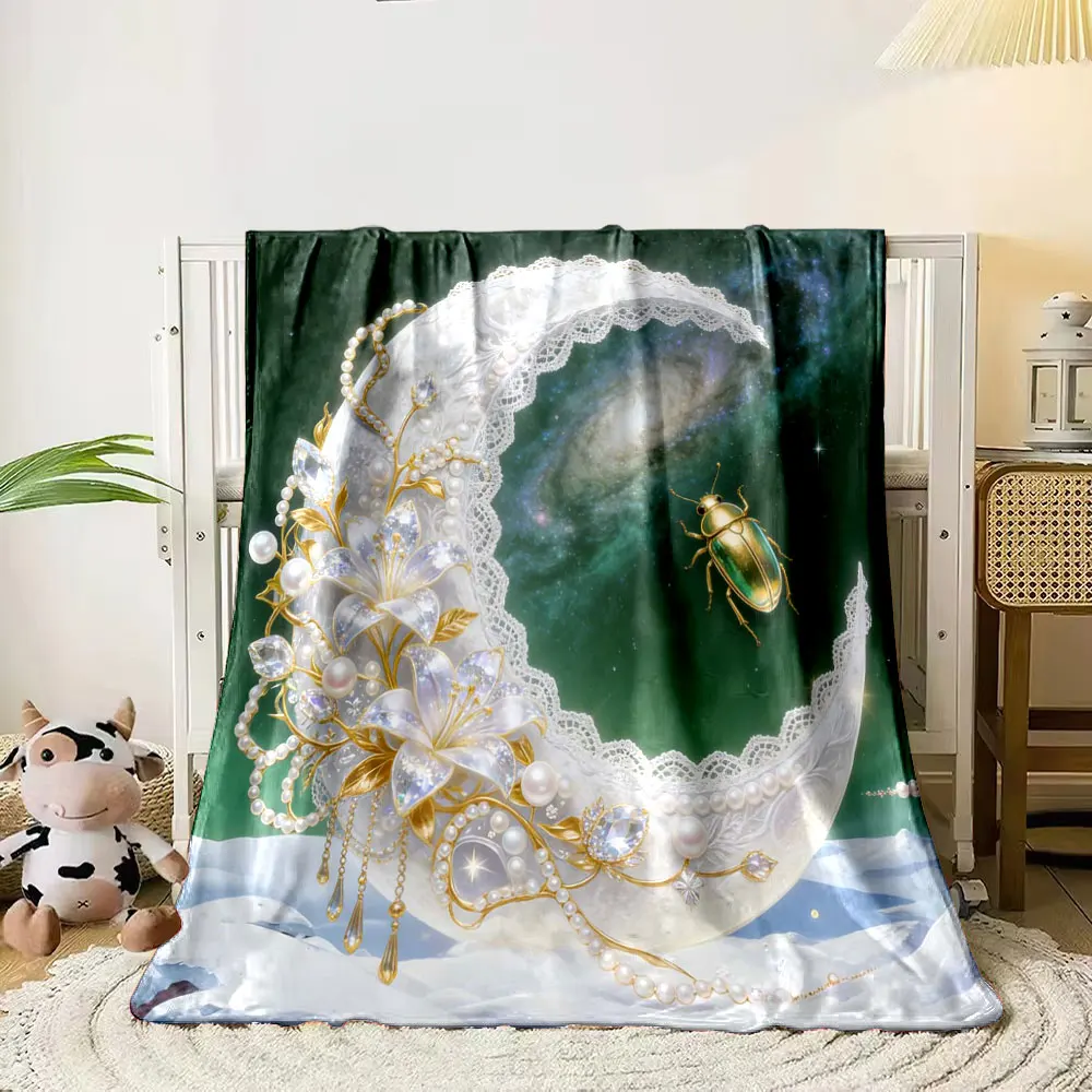 Beautiful Dreamy Gem Moon Printed Blanket Children Adult Soft and Warm Bedding for Sofa Outdoor Travel Cover Blanket
Beautiful Dreamy Gem Moon Printed Blanket Children Adult Soft and Warm Bedding for Sofa Outdoor Travel Cover Blanket
