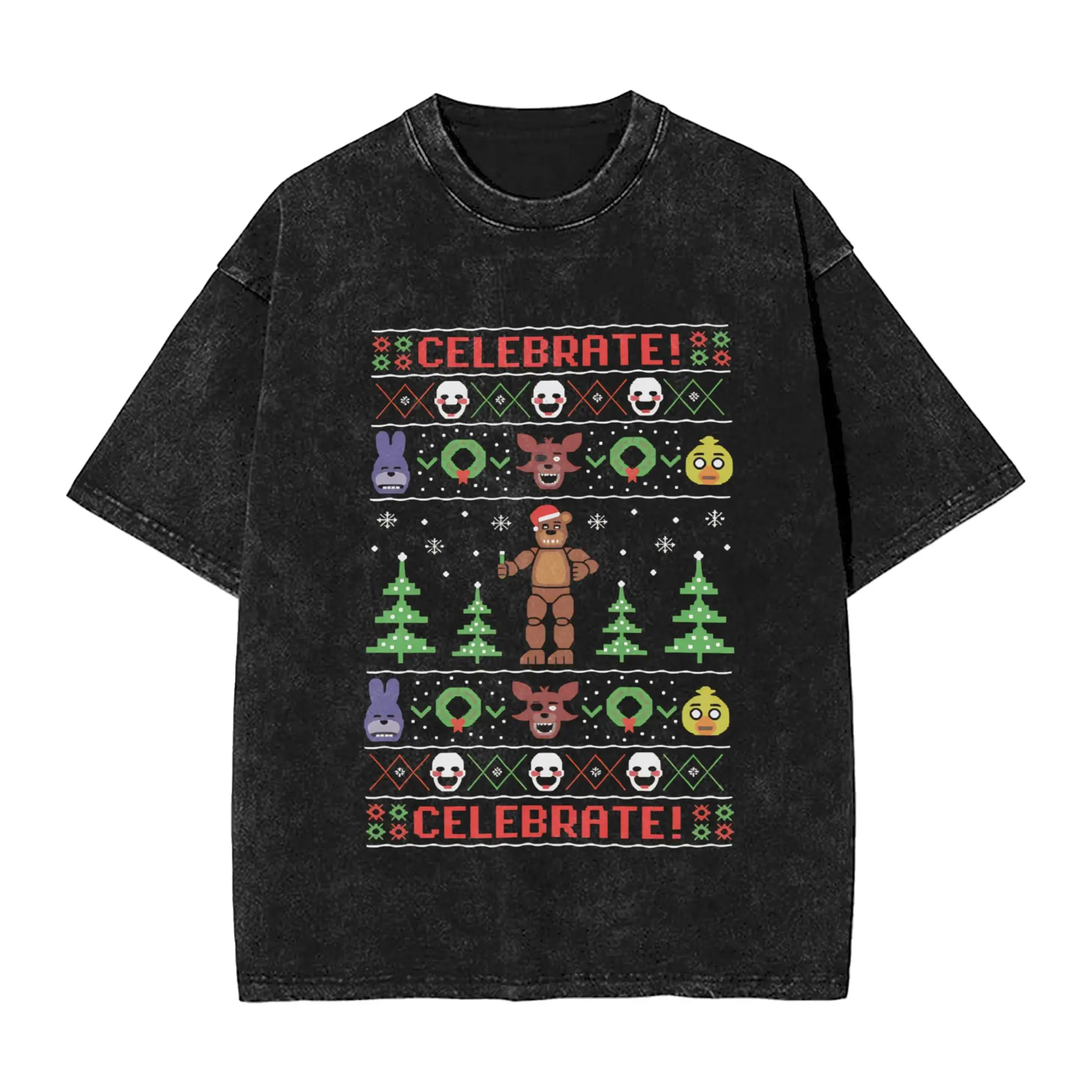 FNAF At Freddys T Shirts Men Cotton Leisure T-Shirt Crew Neck Tees Short Sleeve Clothes Gift Idea
FNAF At Freddys T Shirts Men Cotton Leisure T-Shirt Crew Neck Tees Short Sleeve Clothes Gift Idea