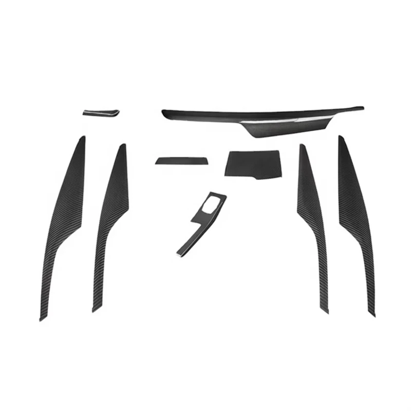 Dry Carbon Fiber Interior Accessories Dashboard Cover Center Console Panels for 5 Series G30 2018up
Dry Carbon Fiber Interior Accessories Dashboard Cover Center Console Panels for 5 Series G30 2018up