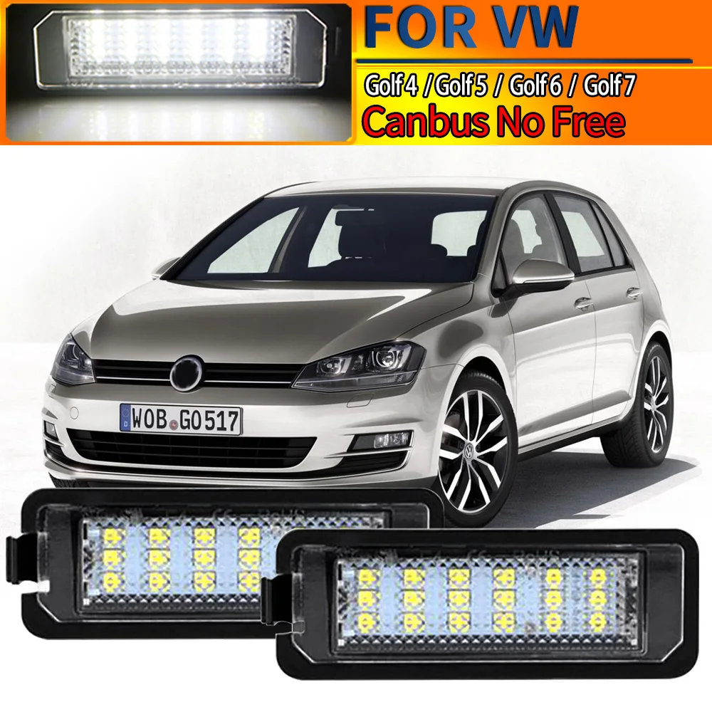 2x Светодиодные фонари подсветки номерного знака для VW Passat B6, CC, Eos, Golf 4, 5, 6, 7, MK7, Polo, Superb, Seat Leon, Altea, Canbus, без ошибок
2x Светодиодные фонари подсветки номерного знака для VW Passat B6, CC, Eos, Golf 4, 5, 6, 7, MK7, Polo, Superb, Seat Leon, Altea, Canbus, без ошибок