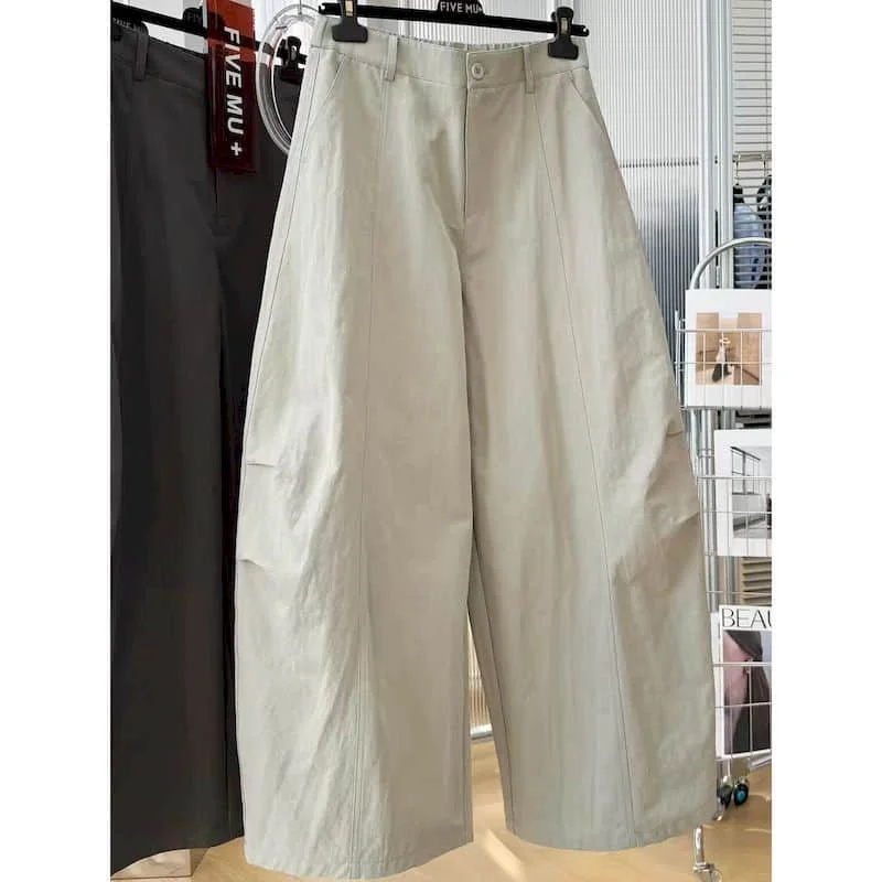 Cargo Pants for Women Japanese Style Age Reduction Artistic Wide Leg Pants 2026 Summer Elastic Waisted Loose Fashion Trousers
Cargo Pants for Women Japanese Style Age Reduction Artistic Wide Leg Pants 2026 Summer Elastic Waisted Loose Fashion Trousers