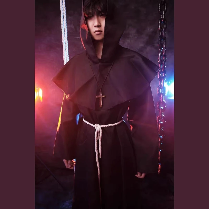 Medieval Monk Clothing Ancient Costume Medieval Monk Robe Wizard Clothing Priest Clothing Halloween Party Cosplay Costume
Medieval Monk Clothing Ancient Costume Medieval Monk Robe Wizard Clothing Priest Clothing Halloween Party Cosplay Costume