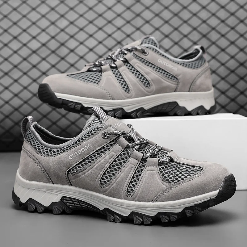 2025 Summer Hiking Shoes Men Plus Size 48 Breathable Mesh Mountaineering Sneakers For Men Outdoor Non-Slip Trekking Shoes Men
2025 Summer Hiking Shoes Men Plus Size 48 Breathable Mesh Mountaineering Sneakers For Men Outdoor Non-Slip Trekking Shoes Men