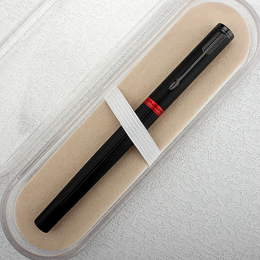 Ручка перьевая JinHao 88A, Металлическая черная, красная, с наконечниками EF, F, принадлежности для школы, офиса, бизнеса
Ручка перьевая JinHao 88A, Металлическая черная, красная, с наконечниками EF, F, принадлежности для школы, офиса, бизнеса