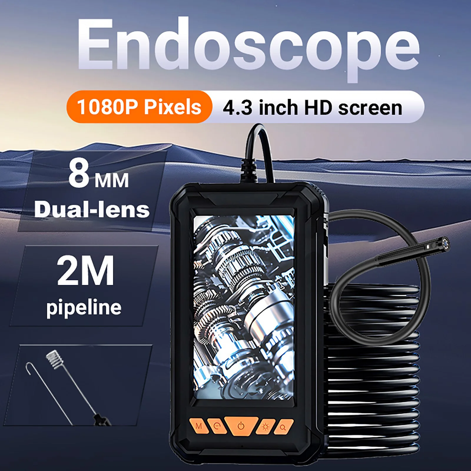 AOERWEI 4,3-дюймовая HD инспекционная бороскопическая камера IP67 инспекционный бороскоп регулируемый светодиод для сантехники автомобильной промышленности
AOERWEI 4,3-дюймовая HD инспекционная бороскопическая камера IP67 инспекционный бороскоп регулируемый светодиод для сантехники автомобильной промышленности