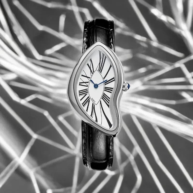 Medieval Alien Watches Collapse Melting And Twist Y2K Men's Retro Leather Strap Fashion Advanced Ins Niche Design Quartz Watch
Medieval Alien Watches Collapse Melting And Twist Y2K Men's Retro Leather Strap Fashion Advanced Ins Niche Design Quartz Watch