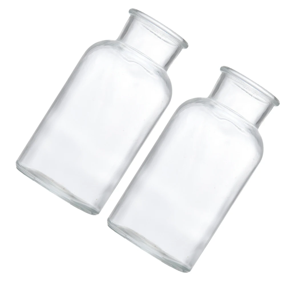 2pcs Glass Vases Clear Bottles Reagent Small Vase Flower Tea Can Simple Jar Perfume Shower Decorations Interchangeable Pendant
2pcs Glass Vases Clear Bottles Reagent Small Vase Flower Tea Can Simple Jar Perfume Shower Decorations Interchangeable Pendant