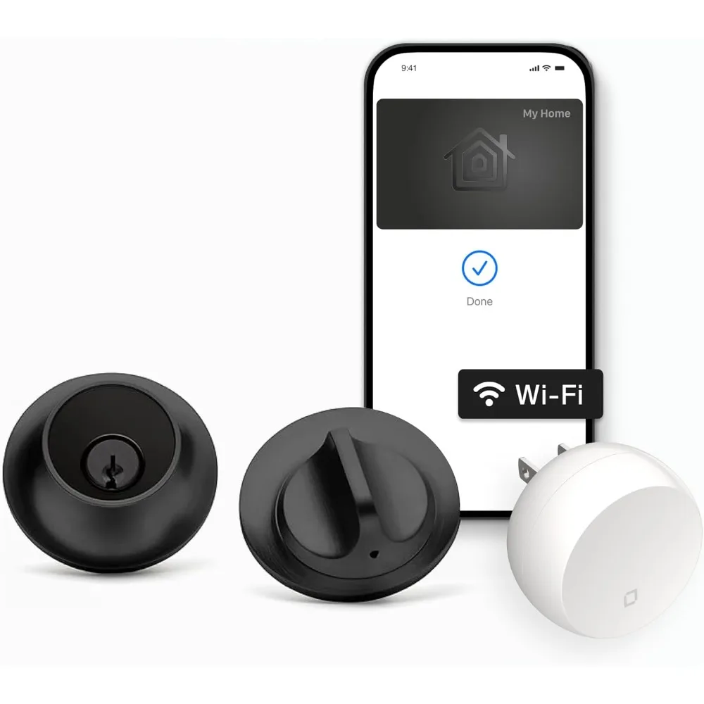 Lock+ Wifi Deadbolt Smart Lock - World's Smallest Smart Lock Plus Apple Home Key - Lock/unlock Anywhere - App for Ios & Androi
Lock+ Wifi Deadbolt Smart Lock - World's Smallest Smart Lock Plus Apple Home Key - Lock/unlock Anywhere - App for Ios & Androi