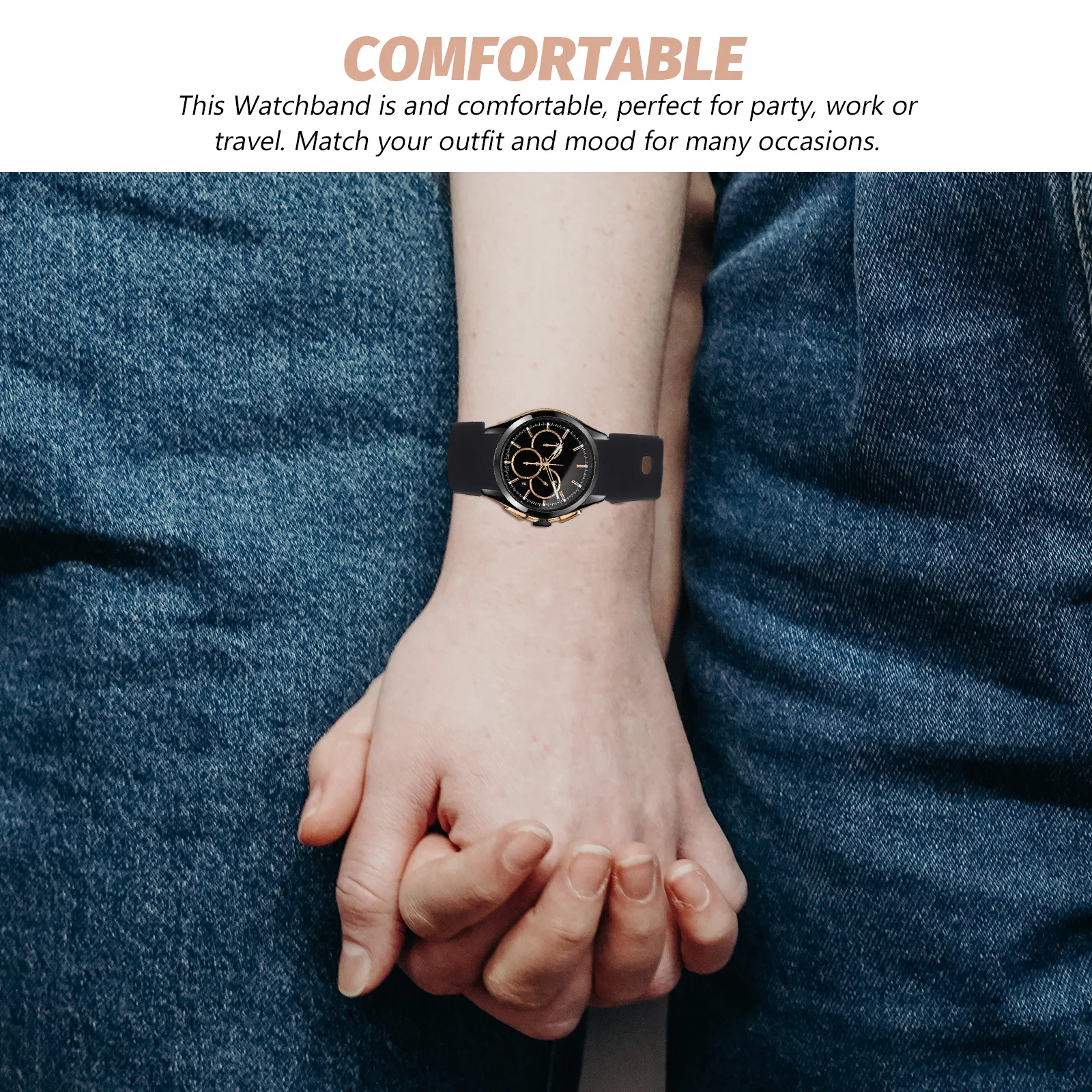 1 set 1 Set Of Silicone Band Adjustable Replacement Strap For 4/5/6 Watch 4 Classic 5Pro Anti-Skid Comfortable Smartwatch Band
1 set 1 Set Of Silicone Band Adjustable Replacement Strap For 4/5/6 Watch 4 Classic 5Pro Anti-Skid Comfortable Smartwatch Band