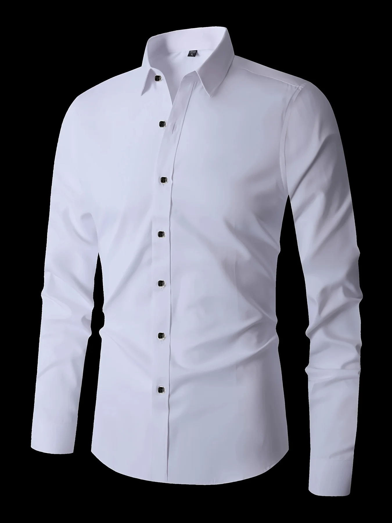 Men'S Elegant Long Sleeve Button- Shirt - Casual Polyester Fabric, Soft And Stretchy Fabric, Perfect for Outdoor Business Occasi
Men'S Elegant Long Sleeve Button- Shirt - Casual Polyester Fabric, Soft And Stretchy Fabric, Perfect for Outdoor Business Occasi