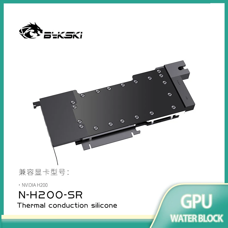 Bykski N-H200-SR GPU Block Use for NVIDIA Tesla H200 141G Graphics Card PC Water Cooling Copper All Metal Radiator
Bykski N-H200-SR GPU Block Use for NVIDIA Tesla H200 141G Graphics Card PC Water Cooling Copper All Metal Radiator