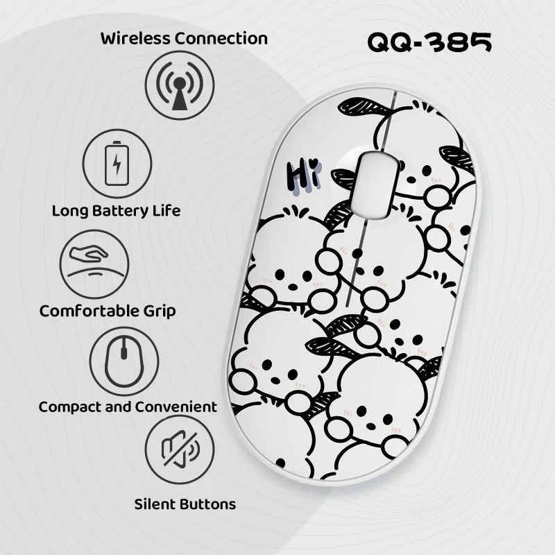 Pochacco Theme Mouse Cartoon Anime Wireless Bluetooth Mouse Long Battery Life Silent Mouse for MacBook Laptop Tablet Office
Pochacco Theme Mouse Cartoon Anime Wireless Bluetooth Mouse Long Battery Life Silent Mouse for MacBook Laptop Tablet Office