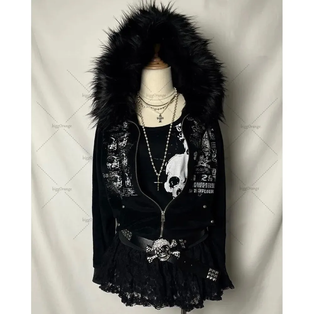Harajuku Sle Autumn Winter High Set Fur Collar Zipper H Women's Cleanfit T-irt Linen Material A-line Sve Other Material
Harajuku Sle Autumn Winter High Set Fur Collar Zipper H Women's Cleanfit T-irt Linen Material A-line Sve Other Material