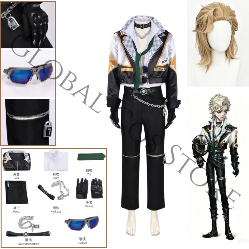 Knight Richard Sterling SRE E-Sports Cosplay Costume Green Tie Waist Chain and Black Pants Props Full Set for Halloween Party
Knight Richard Sterling SRE E-Sports Cosplay Costume Green Tie Waist Chain and Black Pants Props Full Set for Halloween Party