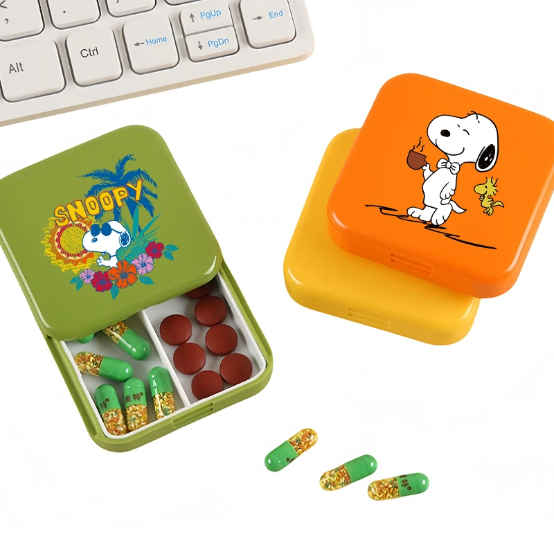 Anime New Snoopy Weekly Portable Travel Pill Cases Medicine Dustproof Container Pocket Mini Outdoor Fish Oil Vitamin Tablet Box
Anime New Snoopy Weekly Portable Travel Pill Cases Medicine Dustproof Container Pocket Mini Outdoor Fish Oil Vitamin Tablet Box
