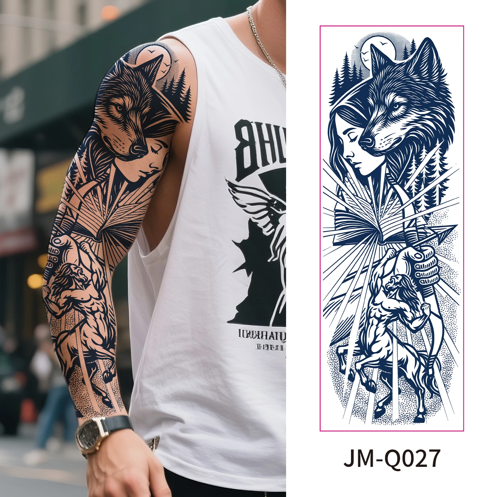 Herbal Semi Permanent Tattoo Full Arm Water Transfer Matte 2 Week Long Lasting Fake Tattoo Beach Party
Herbal Semi Permanent Tattoo Full Arm Water Transfer Matte 2 Week Long Lasting Fake Tattoo Beach Party