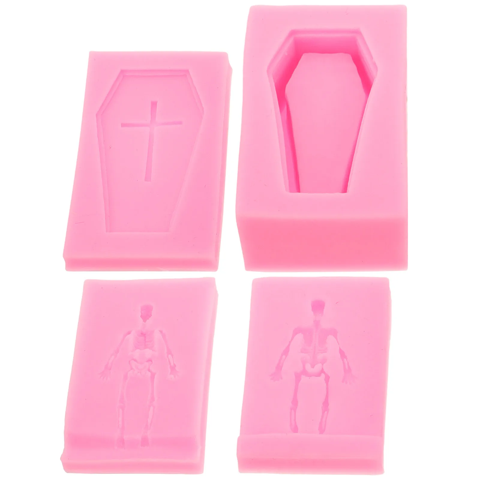 4pcs Halloween Cross Silicone Mold Making Diy Scented Creative Coffin Display Durable Washable Nonstick Easy
4pcs Halloween Cross Silicone Mold Making Diy Scented Creative Coffin Display Durable Washable Nonstick Easy