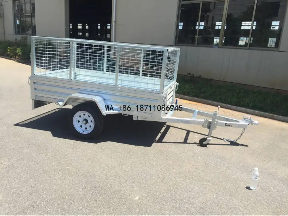 7x5 8x5 Single Axle Galvanized Car Trailer Heavy Duty Utility Trailer
7x5 8x5 Single Axle Galvanized Car Trailer Heavy Duty Utility Trailer