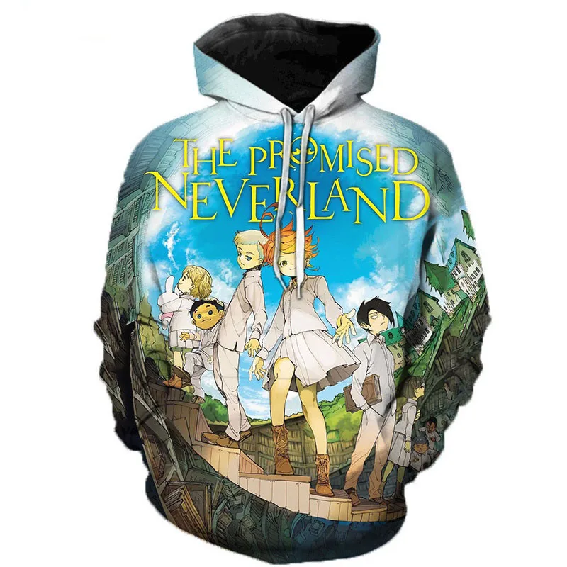 Fashion 3D Hoodies The Promised Neverland Men/Women Hooded Sweatshirts Fashion Harajuku 3D Hoodie Men Pullover Casual Sweatshirt
Fashion 3D Hoodies The Promised Neverland Men/Women Hooded Sweatshirts Fashion Harajuku 3D Hoodie Men Pullover Casual Sweatshirt