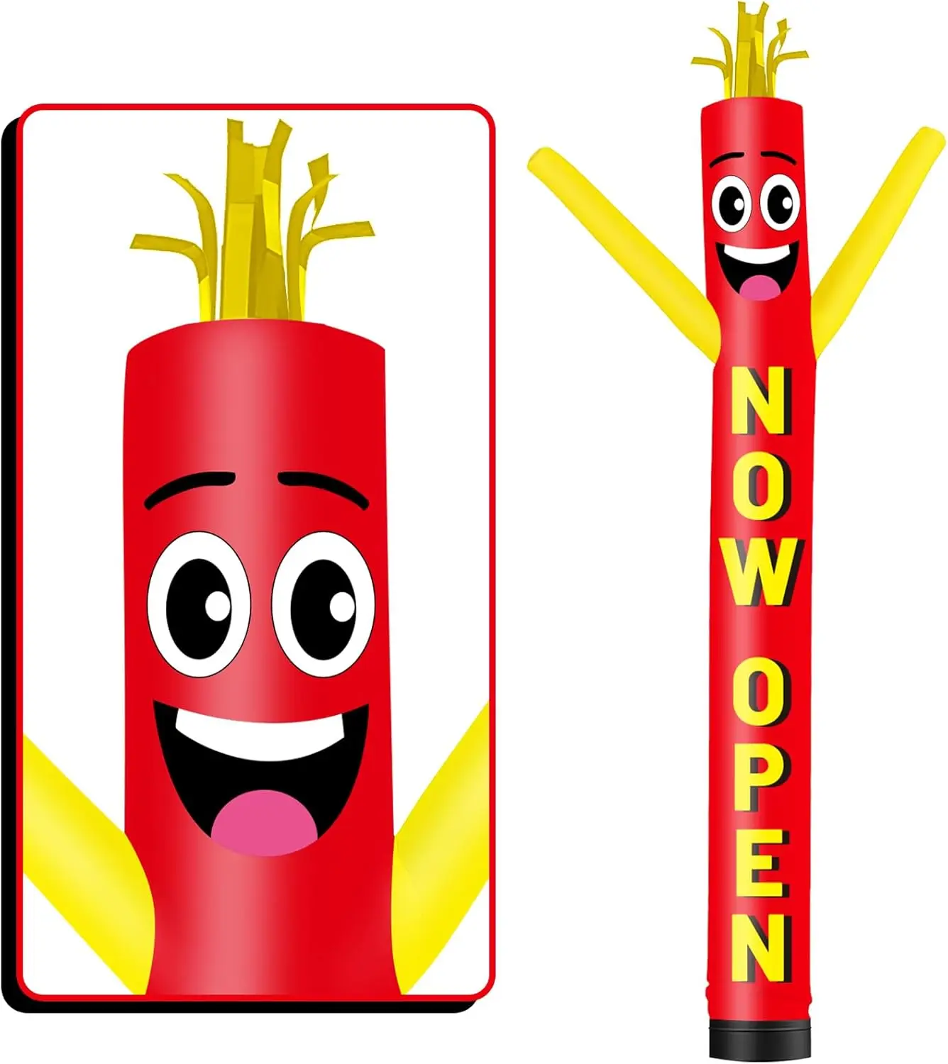 20FT Tall Inflatable Tube Man for Outdoor Decoration and Business Promotion, Blower Not Included
20FT Tall Inflatable Tube Man for Outdoor Decoration and Business Promotion, Blower Not Included