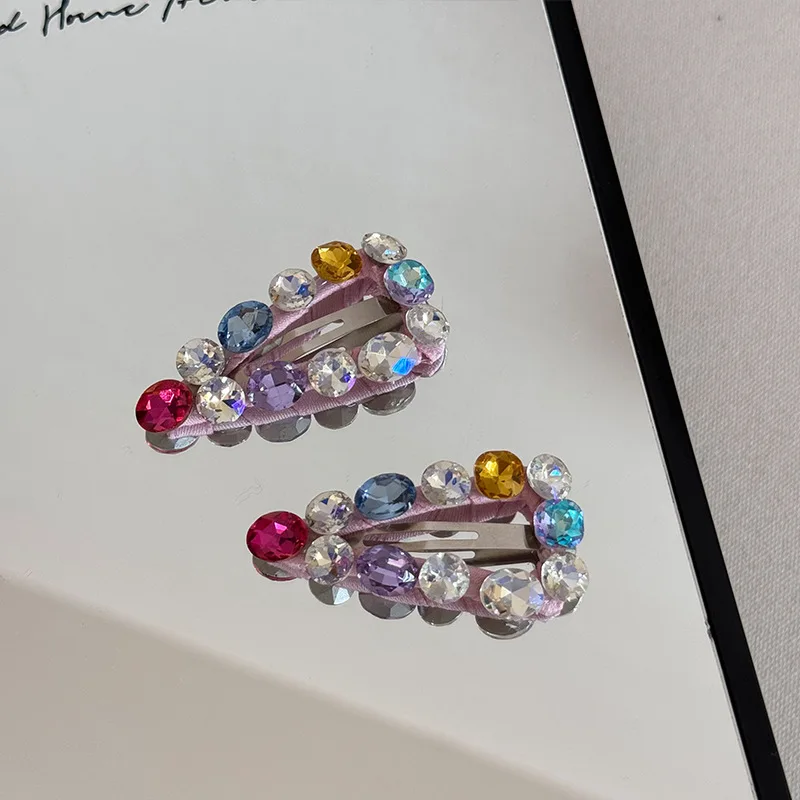 Korean colored rhinestone 2025 hair accessories For women girl kpop clip pin sweet Kawaii Cute leading fashion trendy trendy new
Korean colored rhinestone 2025 hair accessories For women girl kpop clip pin sweet Kawaii Cute leading fashion trendy trendy new