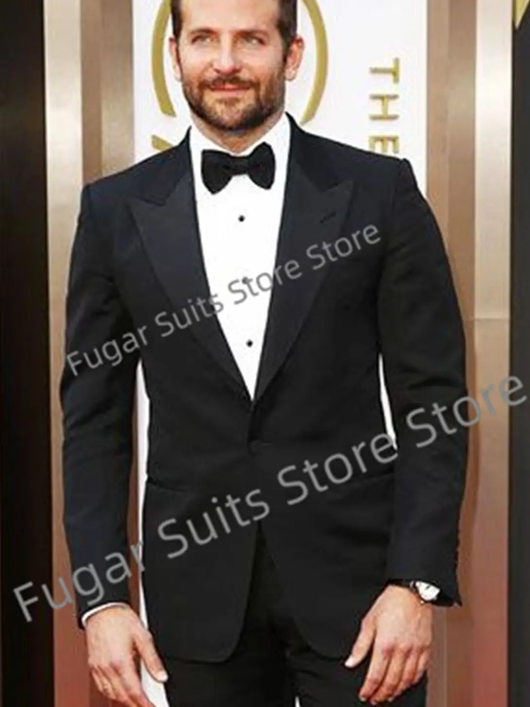Business Black Wedding Suits For Men Slim Fit Peak Lapel Groom Tuxedos 2 Pieces Sets Fashion Elegant Male Blazer Costume Homme
Business Black Wedding Suits For Men Slim Fit Peak Lapel Groom Tuxedos 2 Pieces Sets Fashion Elegant Male Blazer Costume Homme