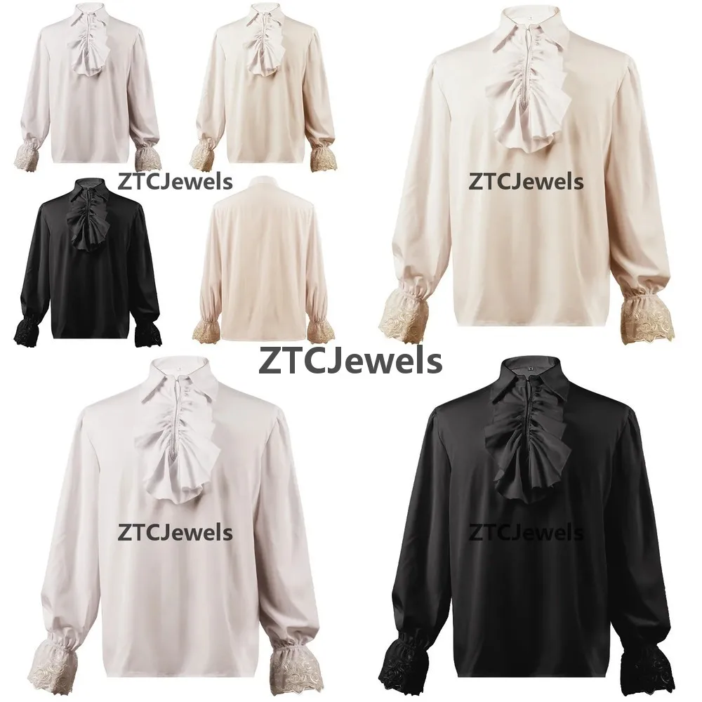 Medieval Noble Prince Cosplay Shirt Loose Ruffle Gothic Steampunk Top Gentleman Stage Performance Costume
Medieval Noble Prince Cosplay Shirt Loose Ruffle Gothic Steampunk Top Gentleman Stage Performance Costume