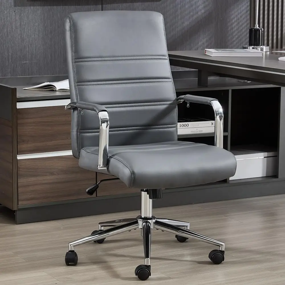 Desk Chair Leather, Conference Room Chairs with Wheels, Modern Executive Office Chairs Adjustable Height, Ergonomic Swivel Rolli
Desk Chair Leather, Conference Room Chairs with Wheels, Modern Executive Office Chairs Adjustable Height, Ergonomic Swivel Rolli