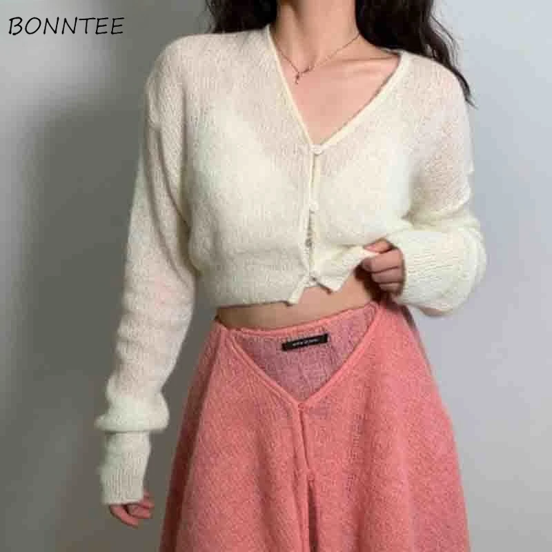 Женский кардиган в стиле Харадзюку, сексуальный летний вязаный свитер, повседневный, в стиле Ins, уличная мода, тонкий, солнцезащитный, элегантный, стильный, эстетичный
Женский кардиган в стиле Харадзюку, сексуальный летний вязаный свитер, повседневный, в стиле Ins, уличная мода, тонкий, солнцезащитный, элегантный, стильный, эстетичный