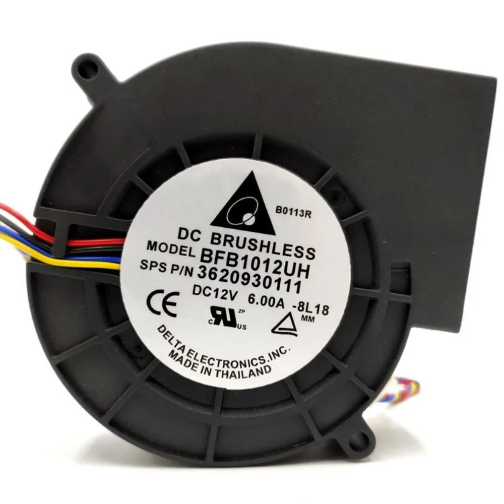 for Delta BFB1012UH 12V 6A 9733 High Airflow Projector Blower Centrifugal Fan 9cm
for Delta BFB1012UH 12V 6A 9733 High Airflow Projector Blower Centrifugal Fan 9cm