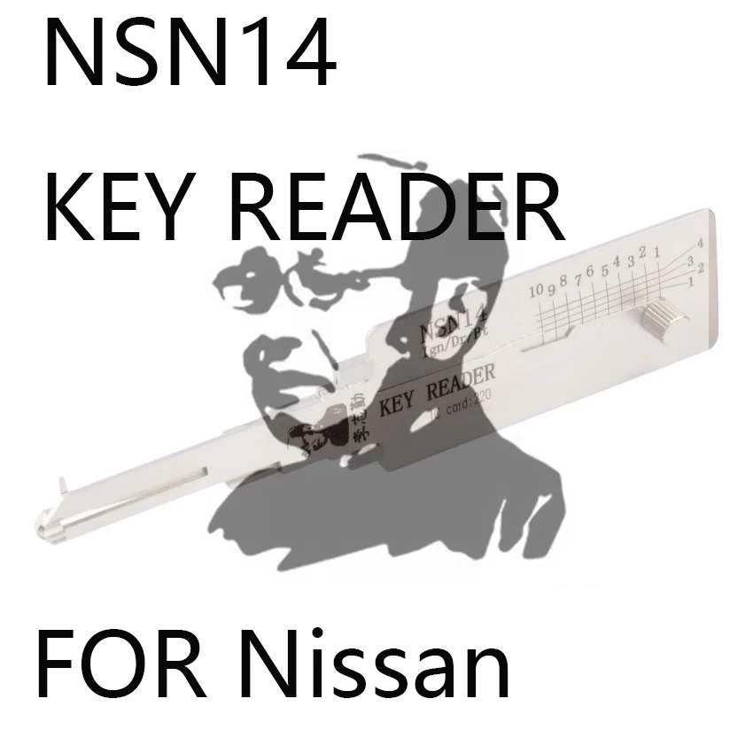 Lishi Locksmith Tool Reader And Decoder NSN14/DA34/SUB1/X237 for Nissan 350Z (2003-2009) And Nissan 370Z Coupe (2009-2017)
Lishi Locksmith Tool Reader And Decoder NSN14/DA34/SUB1/X237 for Nissan 350Z (2003-2009) And Nissan 370Z Coupe (2009-2017)