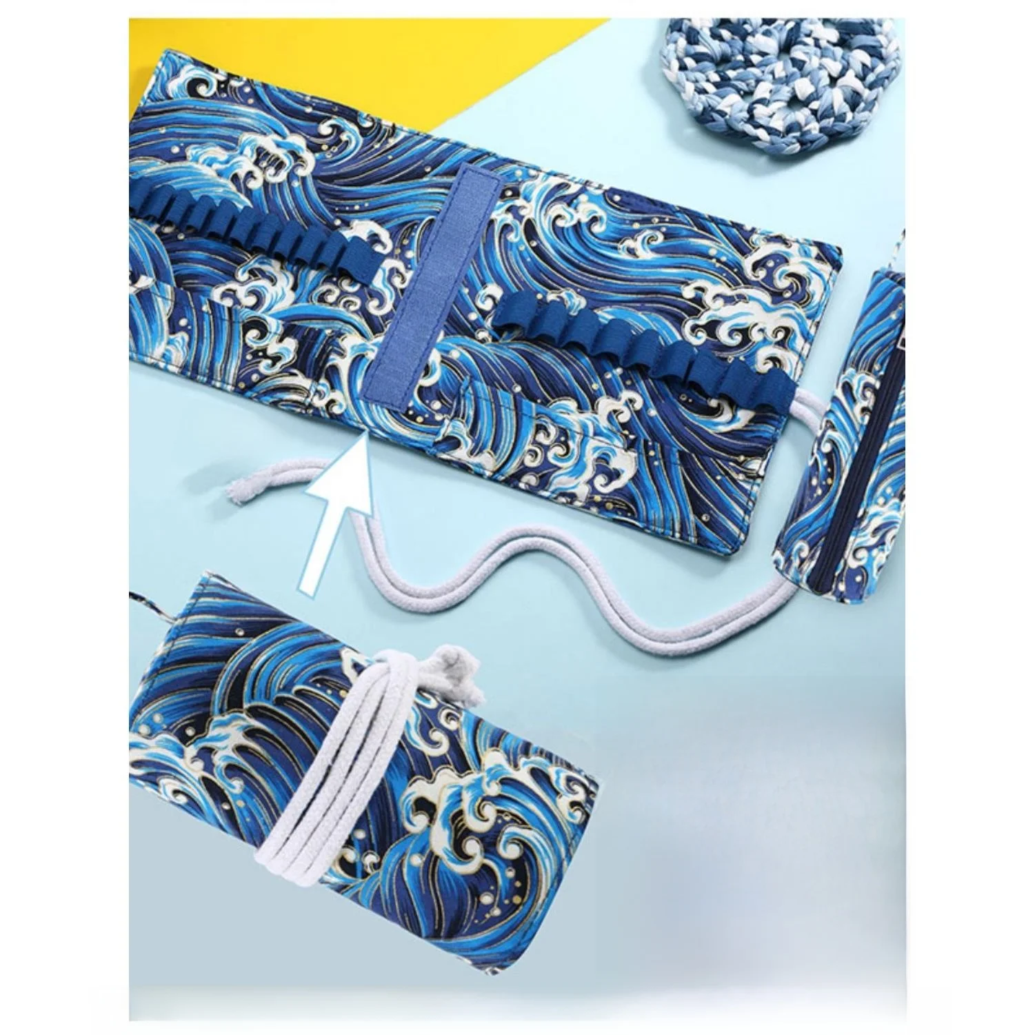 Soft Handle Crochet Needle Set Sweater Wool Needle DIY Detachable Scroll Bag Storage Bag Home Textile Sewing Tools
Soft Handle Crochet Needle Set Sweater Wool Needle DIY Detachable Scroll Bag Storage Bag Home Textile Sewing Tools