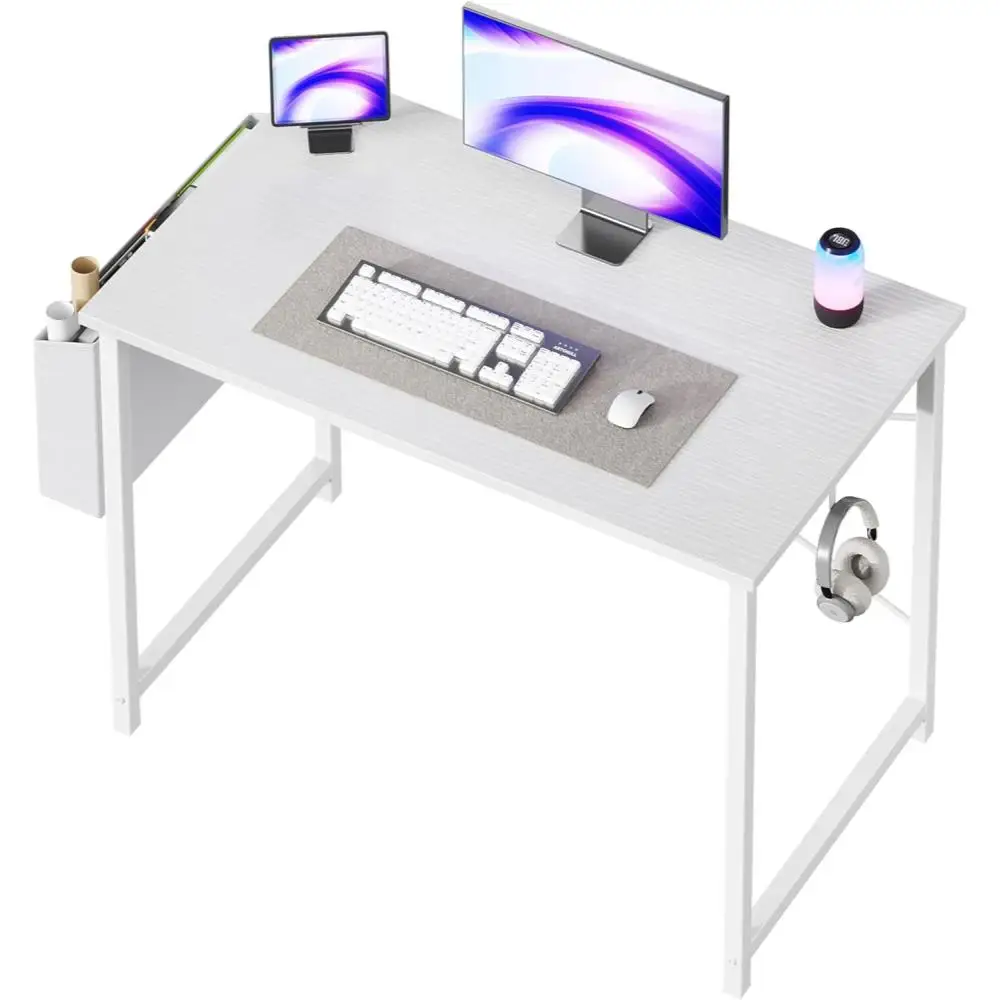 Computer Desk 40 Inch Home Office Desks for Small Spaces, Gaming Writing Study Work Table with Storage Bag and Headphone
Computer Desk 40 Inch Home Office Desks for Small Spaces, Gaming Writing Study Work Table with Storage Bag and Headphone