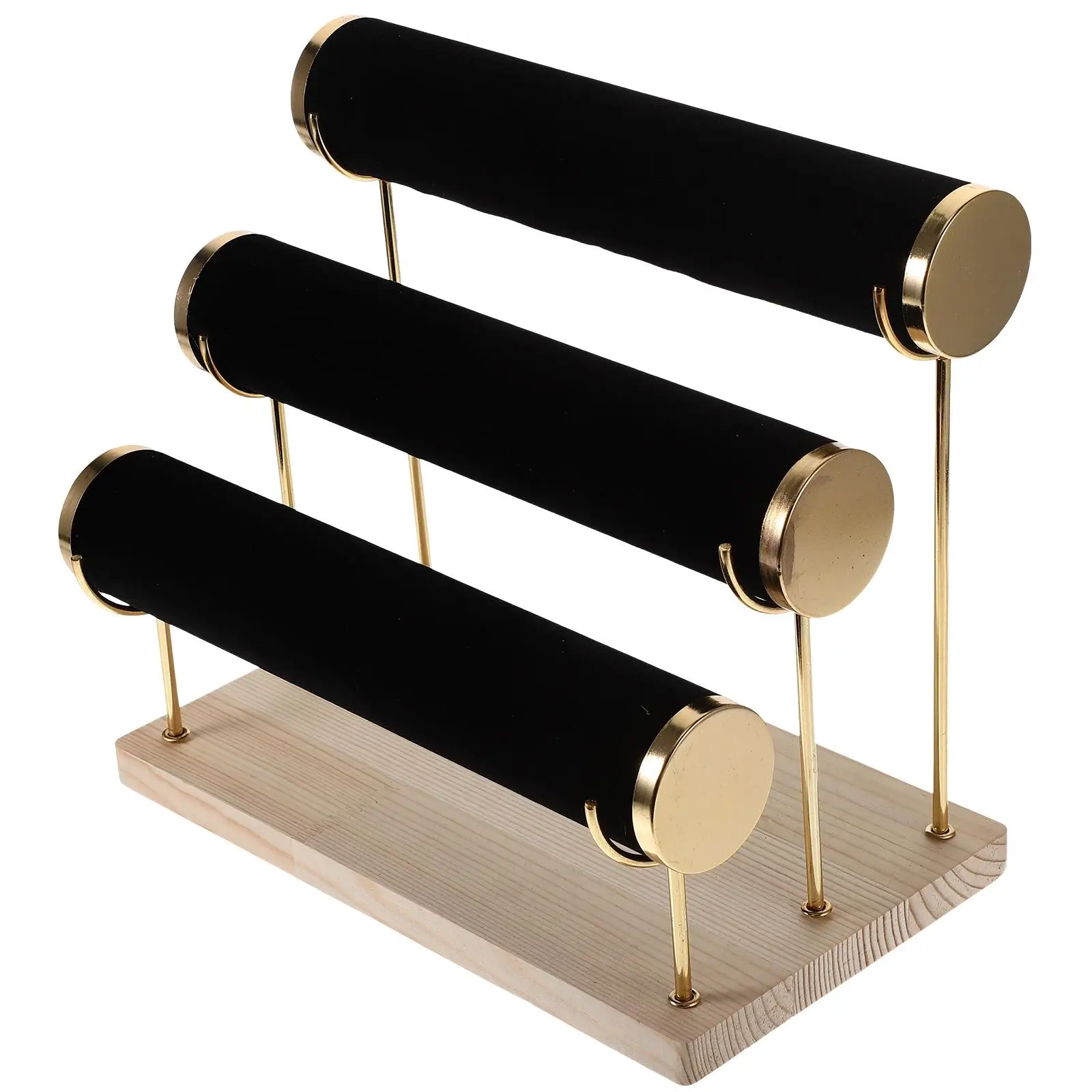 Wood Base Gold plated Column Watch Display St 3 Layers Detachable Bracelet Holder ganizer Rack Jewelry Storage
Wood Base Gold plated Column Watch Display St 3 Layers Detachable Bracelet Holder ganizer Rack Jewelry Storage