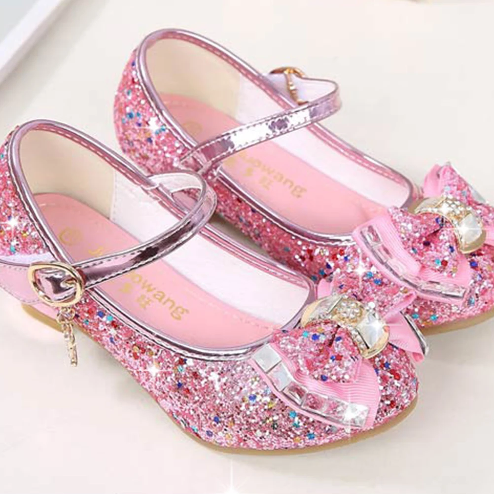 Sequins Girls Shoes High Kids Girls Shoes Heels Sweet Pump Pink Child Dance Stylish Non Slip Soles Soft Long Use
Sequins Girls Shoes High Kids Girls Shoes Heels Sweet Pump Pink Child Dance Stylish Non Slip Soles Soft Long Use