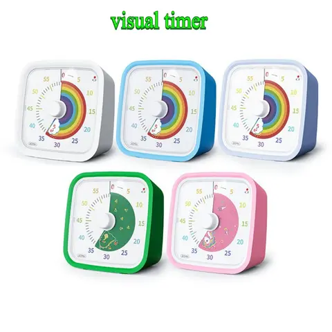 Visual Timer for Children Kitchen Accessories Clock Pomodoro Digital Children's Time Child Studying Countdown Study Kids Tools