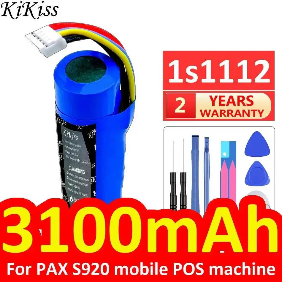 Durable 1S1112 Pos Machine Battery 3100Mah High Compatibility For Pax S920 Mobile
Durable 1S1112 Pos Machine Battery 3100Mah High Compatibility For Pax S920 Mobile